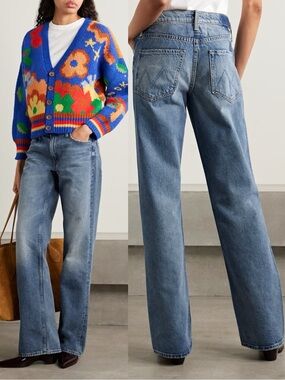 MOTHER SUPERIOR Jeans Reifler After Blue Size 24